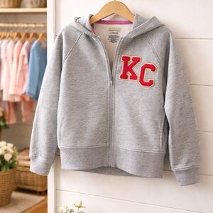 KC CHIEFS Tek Gear Gray Hoodie